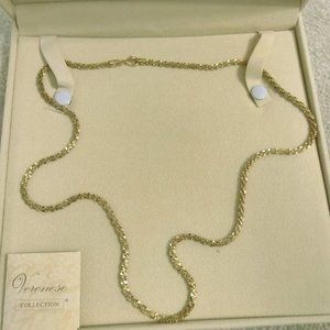 NIB Gold clad necklace